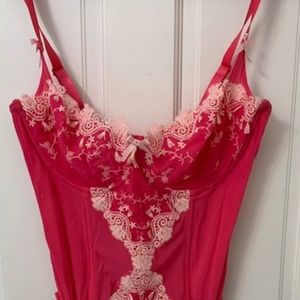 Affinitas Pink and cream Corset